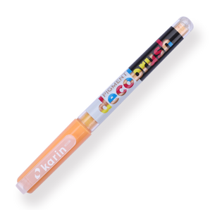 Karin Pigment Deco Brush Marker - Pastel Pumpkin 156U - Stationery Pal