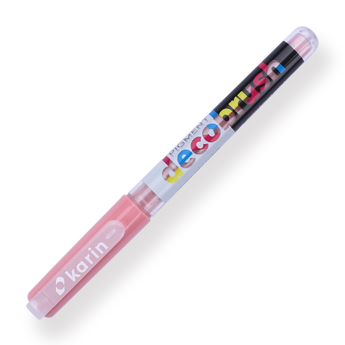 Karin Pigment Deco Brush Marker - Pastel Red 203U - Stationery Pal