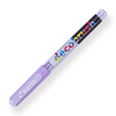 Karin Pigment Deco Brush Marker - Pastel Violet 2635U - Stationery Pal