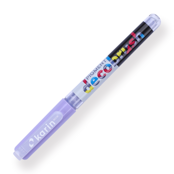 Karin Pigment Deco Brush Marker - Pastel Violet Blue 2705U - Stationery Pal