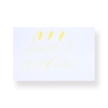 Karin Pigment Deco Brush Marker - Pastel Yellow 100U - Stationery Pal