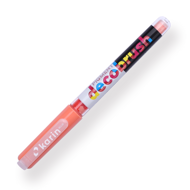 Karin Pigment Deco Brush Marker - Salmon Pink 1635U - Stationery Pal