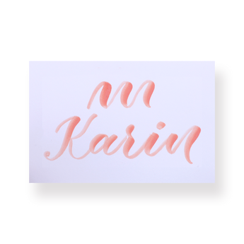 Karin Pigment Deco Brush Marker - Soft Peach 2.176U - Stationery Pal