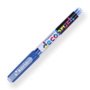 Karin Pigment Deco Brush Marker - True Blue 2935U - Stationery Pal