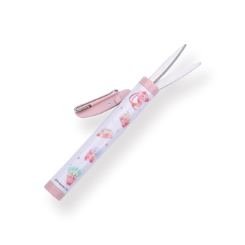 Kamio Kirby Slide Scissors - Pink - Stationery Pal