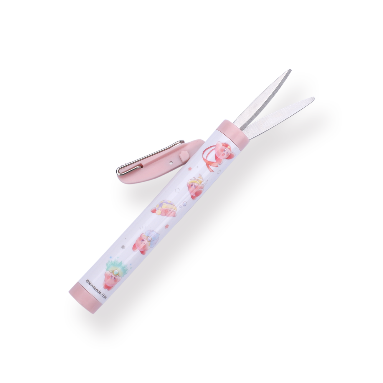 Kamio Kirby Slide Scissors - Pink - Stationery Pal