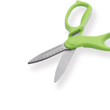 Kokuyo Aerofit Saxa for Kids Left Handed Scissors - Green - Stationery Pal