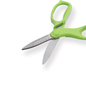 Kokuyo Aerofit Saxa for Kids Left Handed Scissors - Green - Stationery Pal