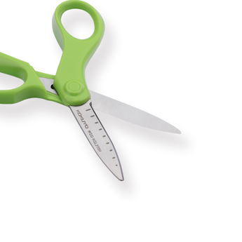 Kokuyo Aerofit Saxa for Kids Left Handed Scissors - Green - Stationery Pal