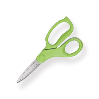 Kokuyo Aerofit Saxa for Kids Left Handed Scissors - Green - Stationery Pal