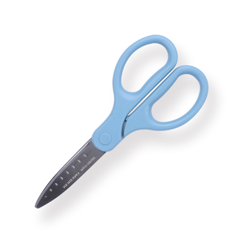 Kokuyo Airofit Saxa Kids' Scissors - Blue - Stationery Pal