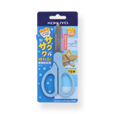 Kokuyo Airofit Saxa Kids' Scissors - Blue - Stationery Pal