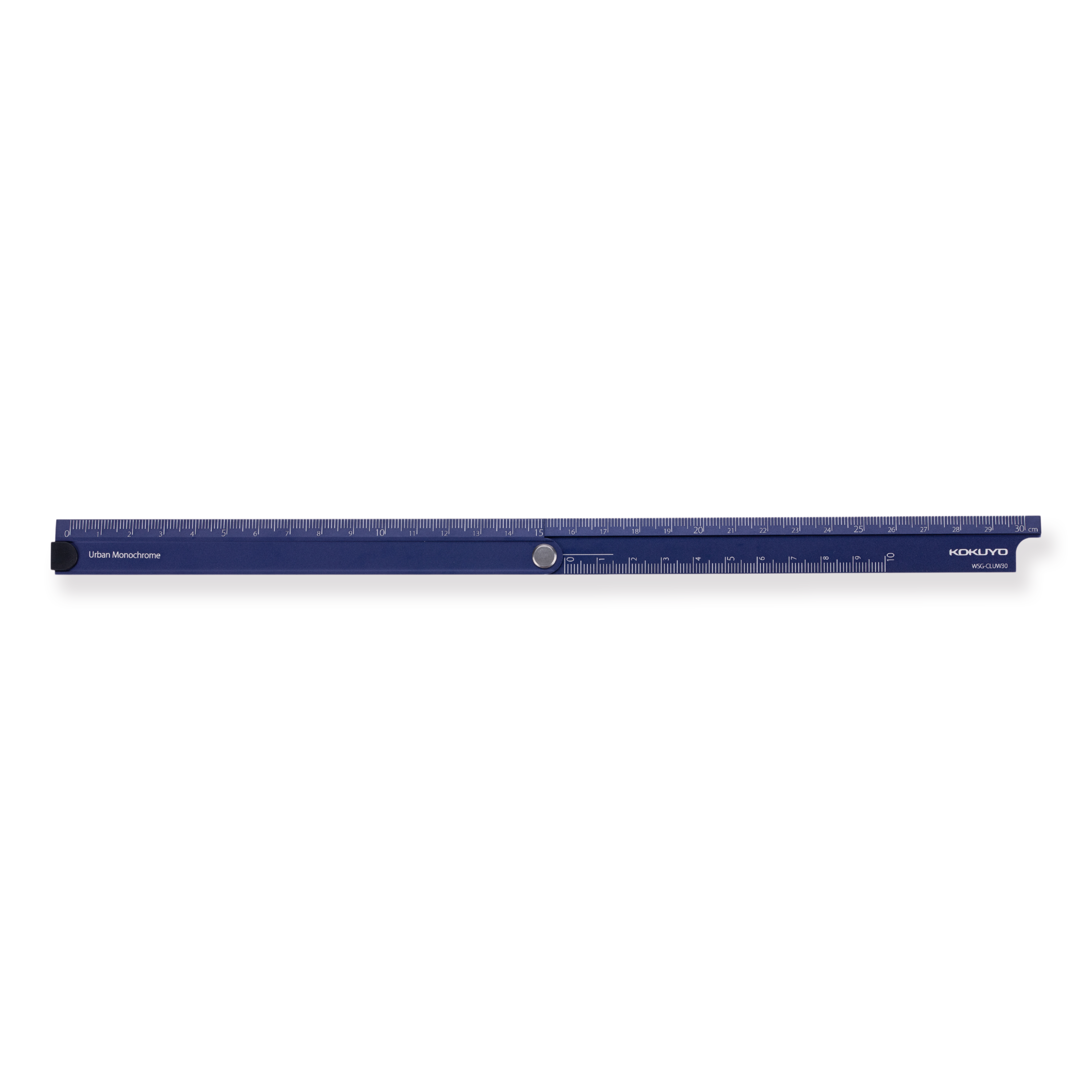 Kokuyo Aluminum Folding Ruler - 15/30 cm - Blue – Stationery Pal