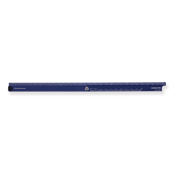 Kokuyo Aluminum Folding Ruler - 15/30 cm - Blue – Stationery Pal