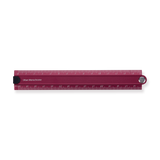 Kokuyo Aluminum Folding Ruler - 15/30 cm - Red - Stationery Pal