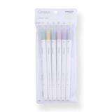 Kokuyo Campus Marker Pen - Stamp / Line - Set of 6 - Stationery Pal