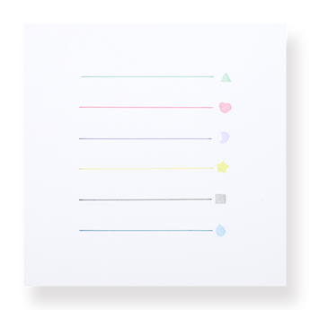 Kokuyo Campus Marker Pen -  Stamp / Line - Star - Stationery Pal