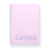 Kokuyo Campus Metal Ring Notebook - B5 - Dotted 8 mm Rule - Pink - Stationery Pal