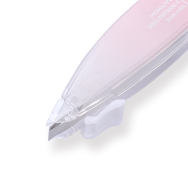 Kokuyo Campus Refillable Pen Correction Tape - Pink - Stationery Pal