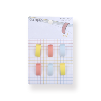 Kokuyo Campus Silicone Soft Bookmark - Set of 6 - Stationery Pal