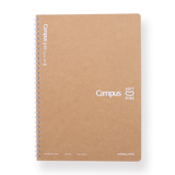 Kokuyo Campus Soft Ring Kraft Paper Cover Notebook - B5 - 5 mm Grid - Stationery Pal