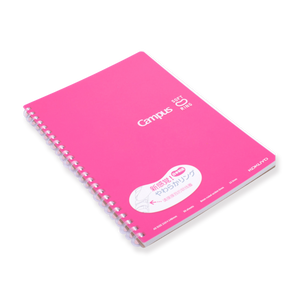 Kokuyo Campus Soft Ring Notebook - A5 - 8 mm Ruled - Pink