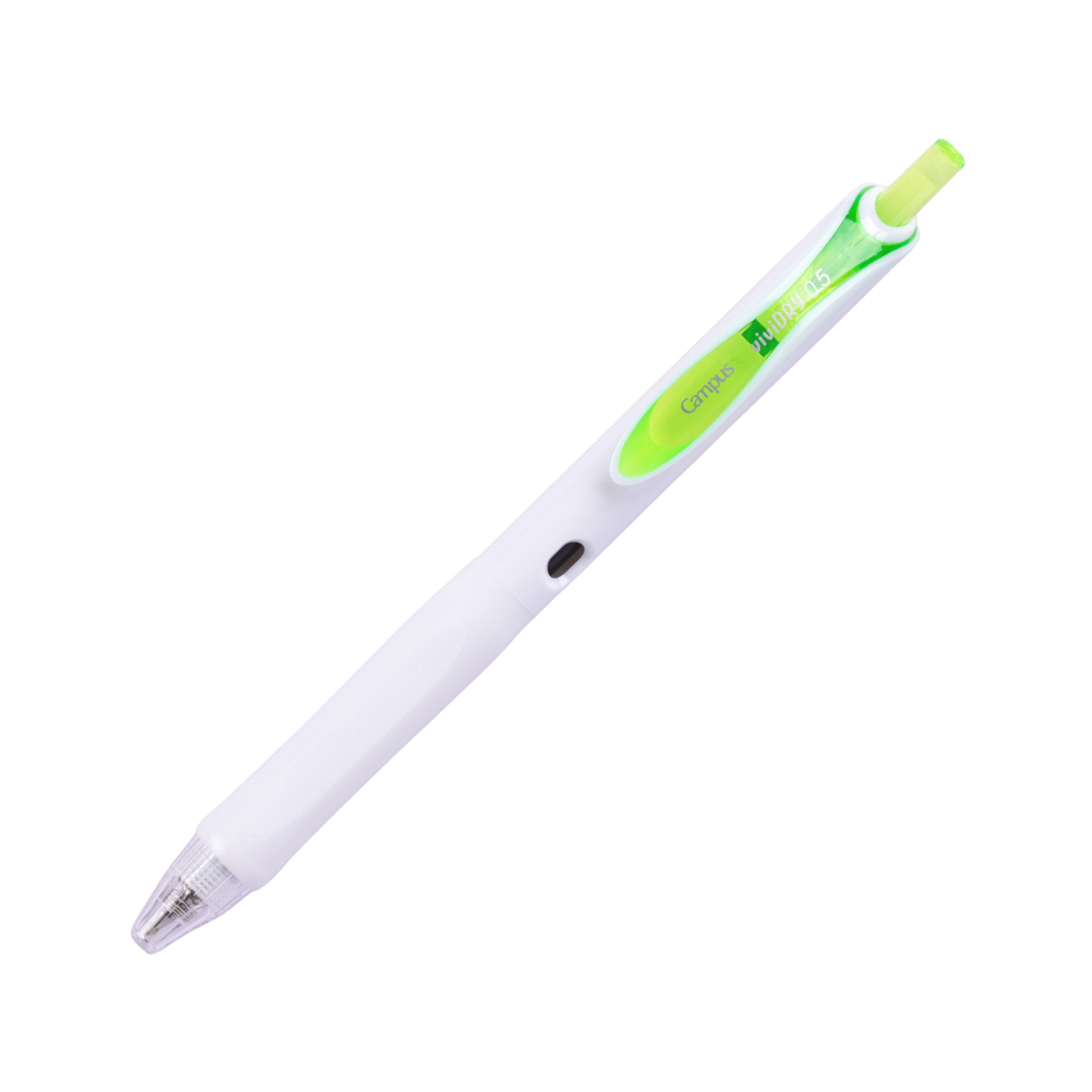Bolígrafo de gel retráctil Kokuyo Campus viviDRY - 0,5 mm - Verde claro