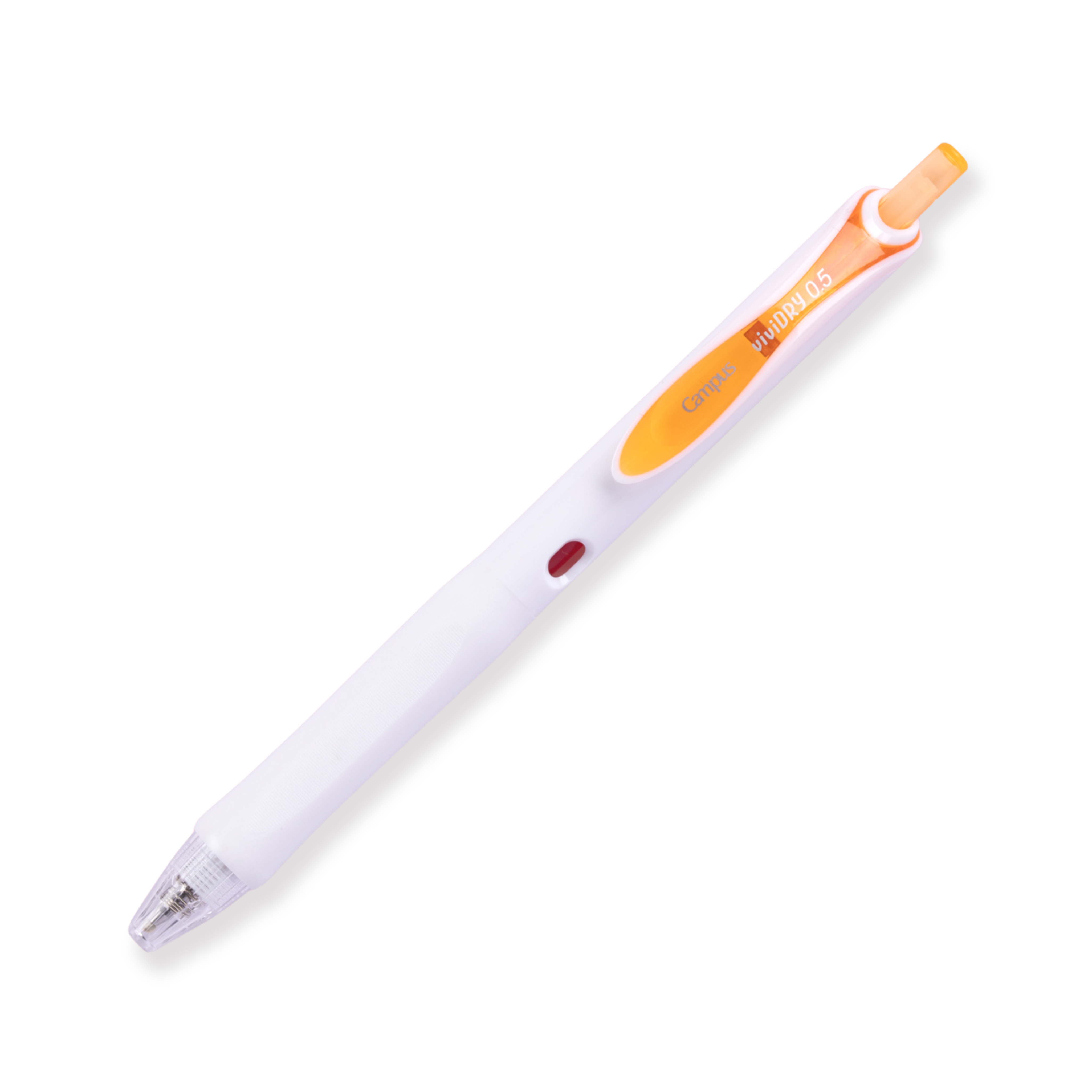 Bolígrafo de gel retráctil Kokuyo Campus viviDRY - 0,5 mm - Naranja