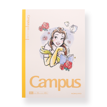 Kokuyo Campus x Disney Princess Notebook - Set of 4 - B5 - 8 mm Ruled - Stationery Pal