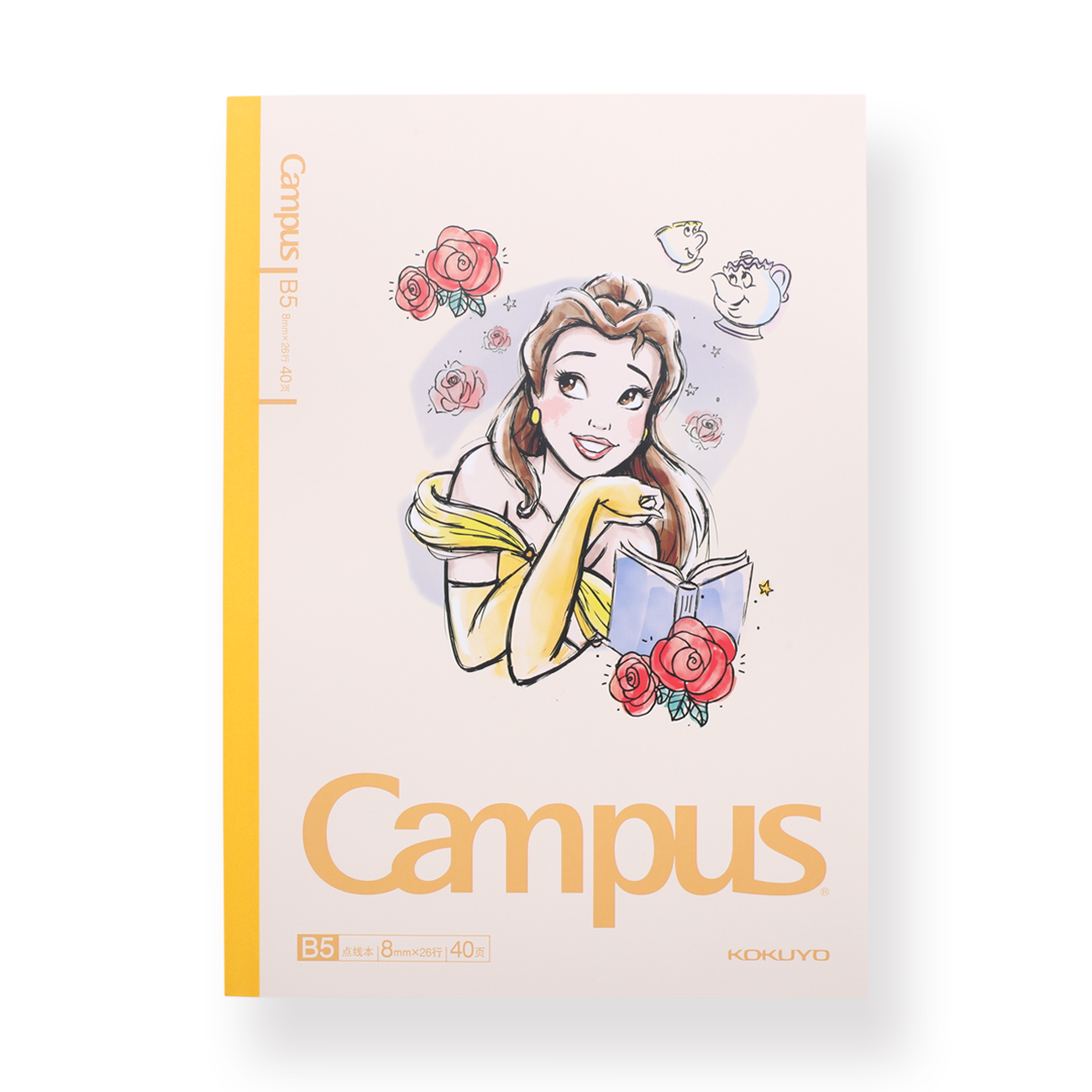 Kokuyo Campus x Disney Princess Notebook - Set of 4 - B5 - 8 mm Ruled - Stationery Pal