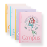 Kokuyo Campus x Disney Princess Notebook - Set of 4 - B5 - 8 mm Ruled - Stationery Pal