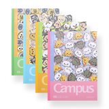 Kokuyo Campus x Disney Tsum Tsum Notebook - Set of 4 - B5 - 8 mm Ruled - Stationery Pal