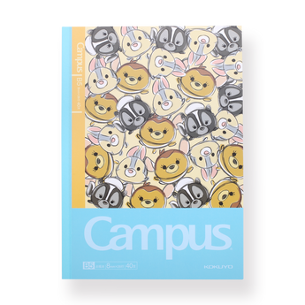 Kokuyo Campus x Disney Tsum Tsum Notebook - Set of 4 - B5 - 8 mm Ruled - Stationery Pal