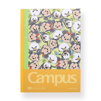 Kokuyo Campus x Disney Tsum Tsum Notebook - Set of 4 - B5 - 8 mm Ruled - Stationery Pal