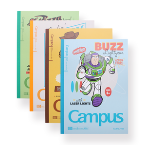 Kokuyo Campus x Toy Story Notebook - Set of 4 - B5 - 8 mm Ruled - Stationery Pal