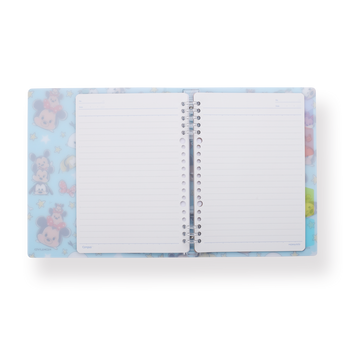 Kokuyo Disney Loose Leaf Notebook - A5 - Ruled - Tsum Tsum - Stationery Pal