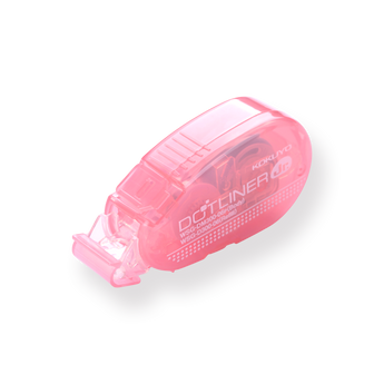 Kokuyo Dotliner Adhesive Glue Tape Roller - Pink - Stationery Pal