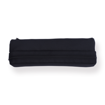 Kokuyo Double Layer Sorting Pencil Case - Black - Stationery Pal