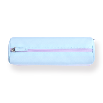 Kokuyo Double Layer Sorting Pencil Case Blue White