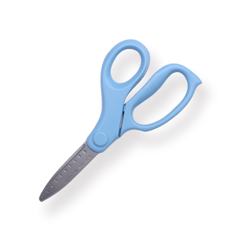 Kokuyo Fit Saxa Kids Scissors - Blue - Stationery Pal