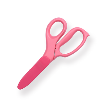 Kokuyo Fit Saxa Kids Scissors - Pink - Stationery Pal