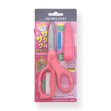 Kokuyo Fit Saxa Kids Scissors - Pink - Stationery Pal