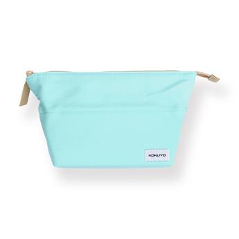 Kokuyo N Storage Flip Fold Pencil Case - Mint - Stationery Pal