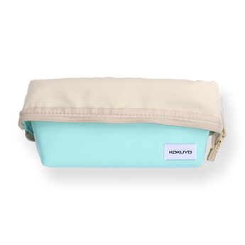 Kokuyo N Storage Flip Fold Pencil Case - Mint - Stationery Pal