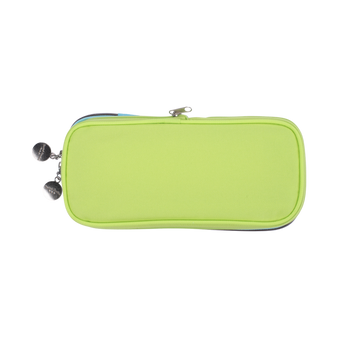 Kokuyo Pastel Cookie Expandable Pen Case - Blue+Green - Stationery Pal