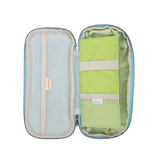 Kokuyo Pastel Cookie Expandable Pen Case - Blue+Green - Stationery Pal