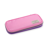 Kokuyo Pastel Cookie Expandable Pen Case - Pink+Purple - Stationery Pal