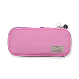 Kokuyo Pastel Cookie Expandable Pen Case - Pink+Purple - Stationery Pal