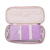 Kokuyo Pastel Cookie Expandable Pen Case - Pink+Purple - Stationery Pal