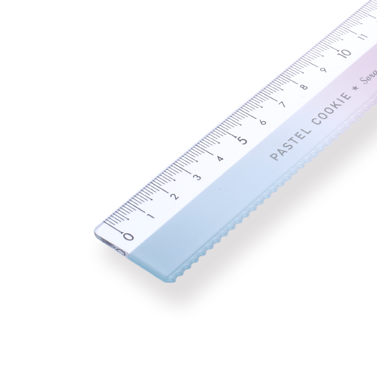 Kokuyo Pastel Cookie Ruler - 15 cm - Green Pink Gradient – Stationery Pal
